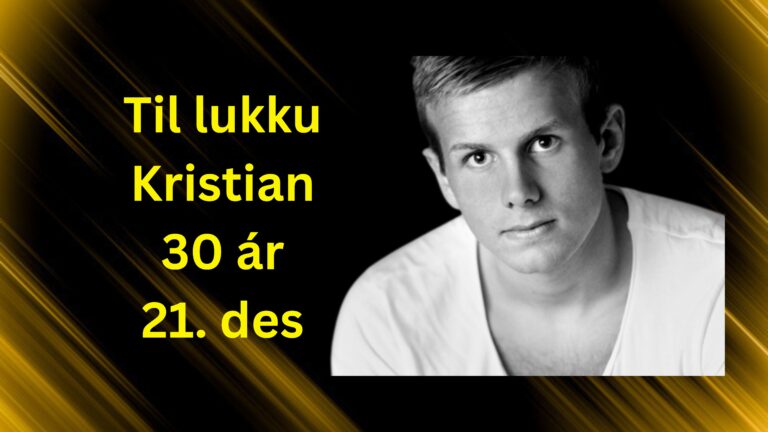 Kristian 30 ár